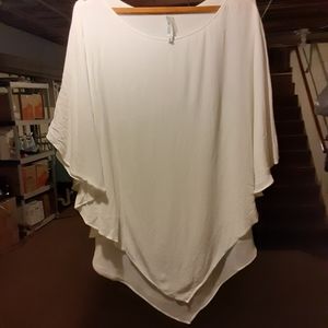 Beautiful flowing white top